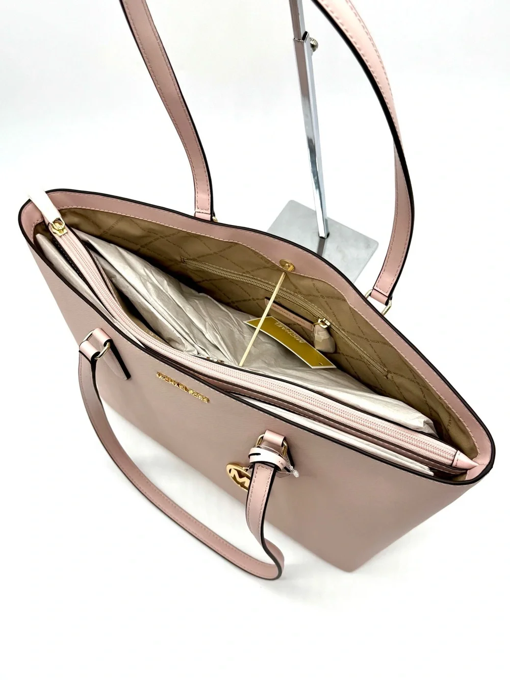 Michael Kors Bag Large Sheila Mf Tote Bag Black/Gold
